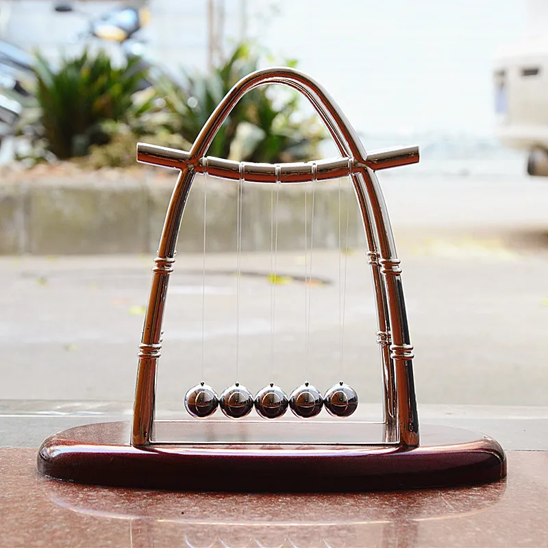 Newton Cradle Large - Newton Cradle Balance Ball Physics Science