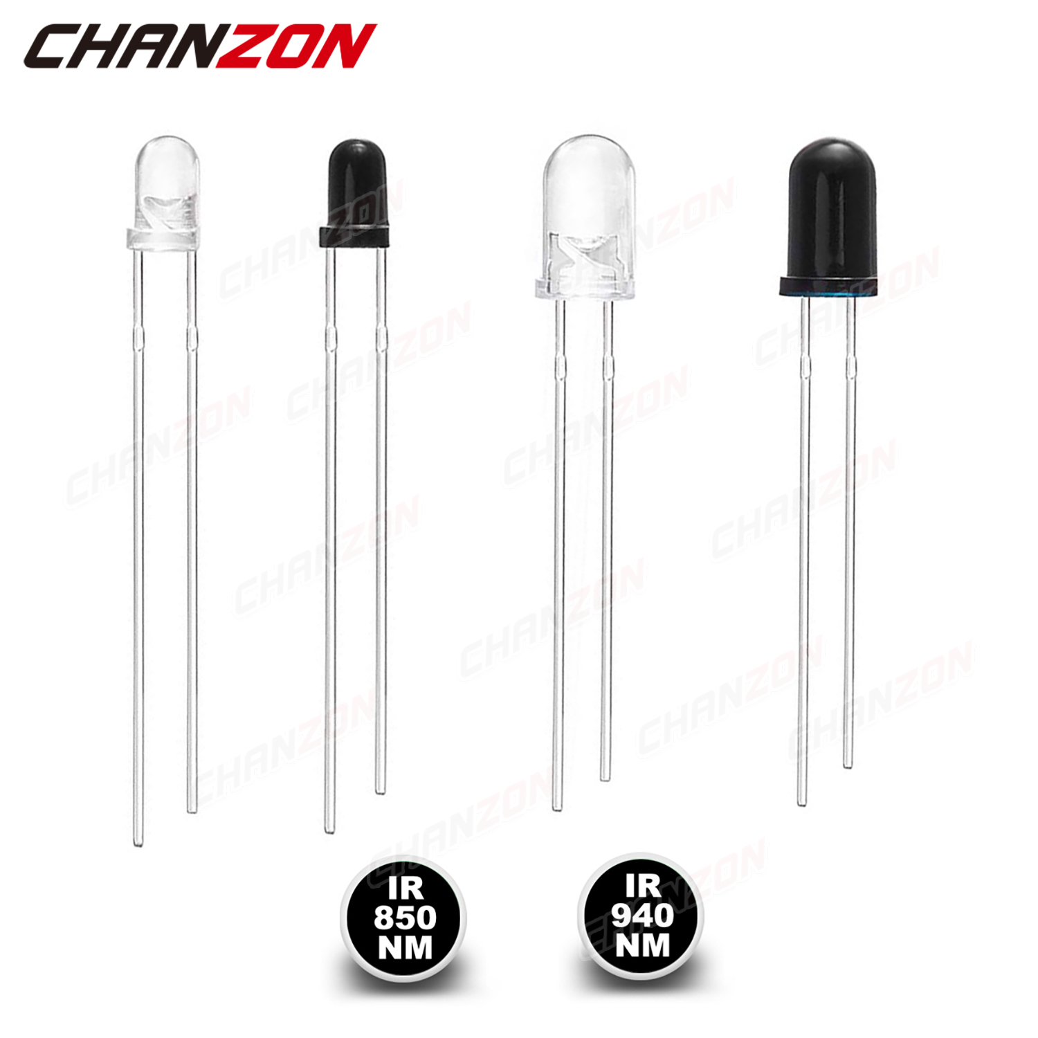 100Pcs 3mm 5mm IR LED Diode Tr - огляд і ціна Science And Hobby Photos