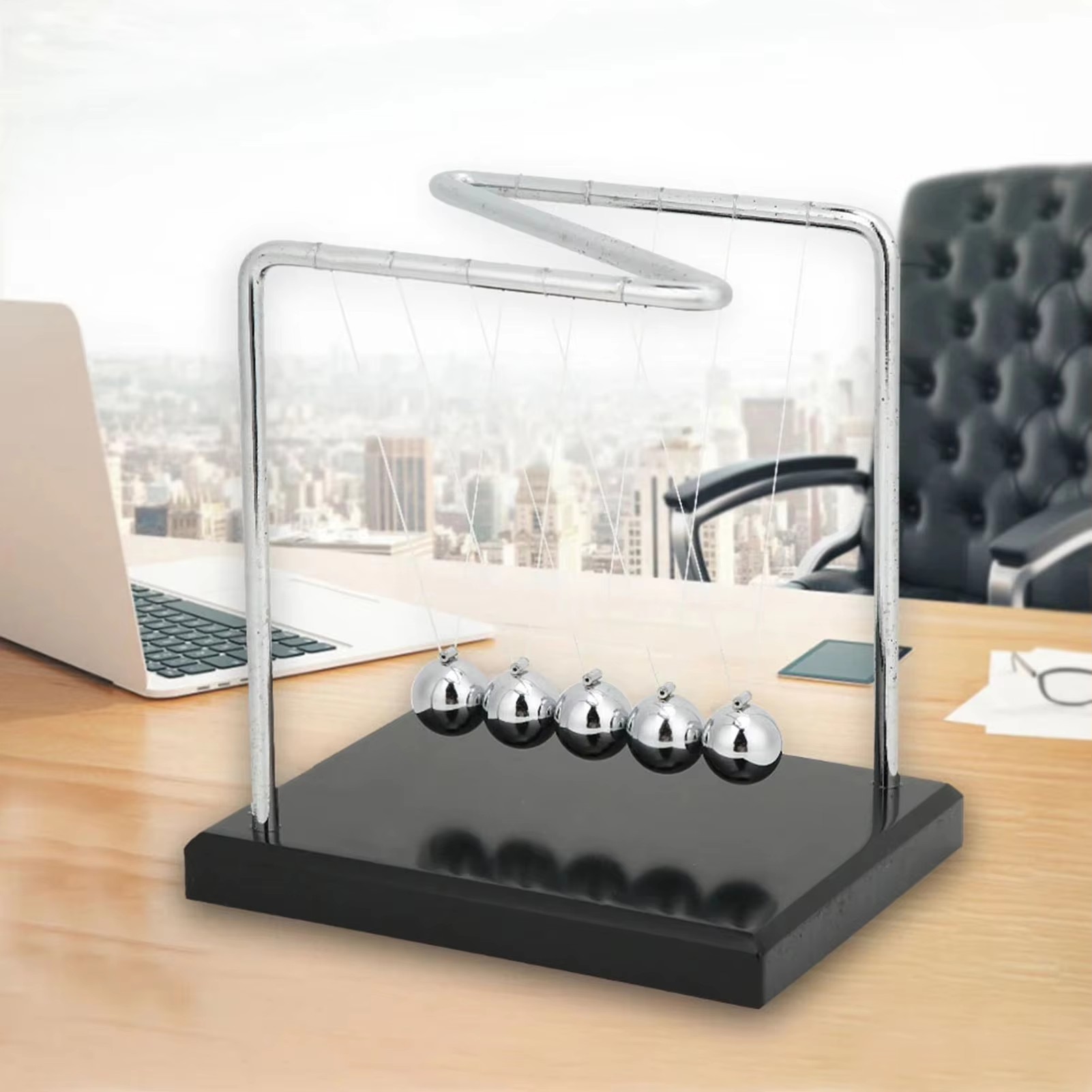Newtons Cradle Pendulum Balls  - огляд і ціна Newton Cradle Large