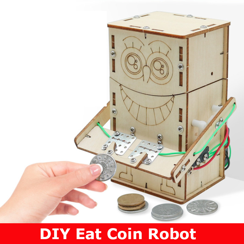 Wooden Electric Powered Eat Co - огляд і ціна Science Robotics