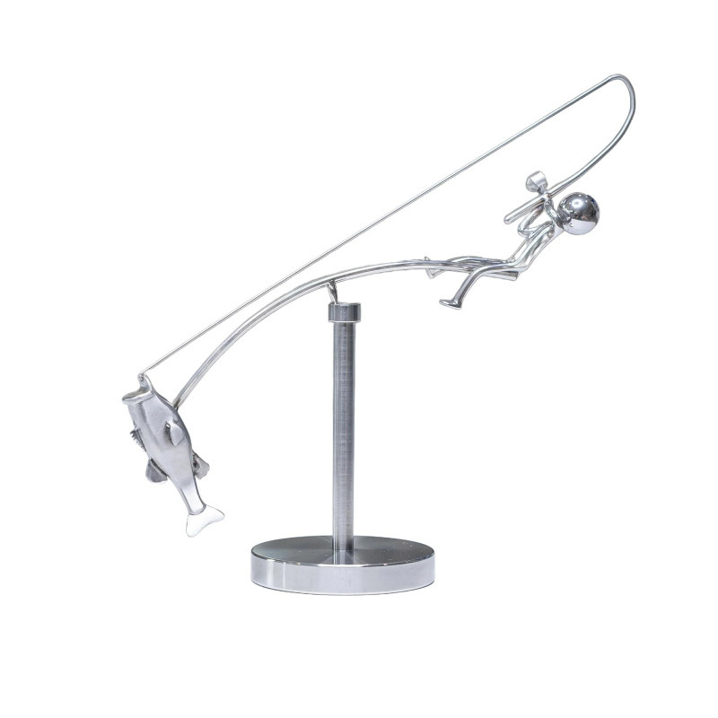 Metal Balance Sculpture Large  - огляд і ціна Newton Cradle Large