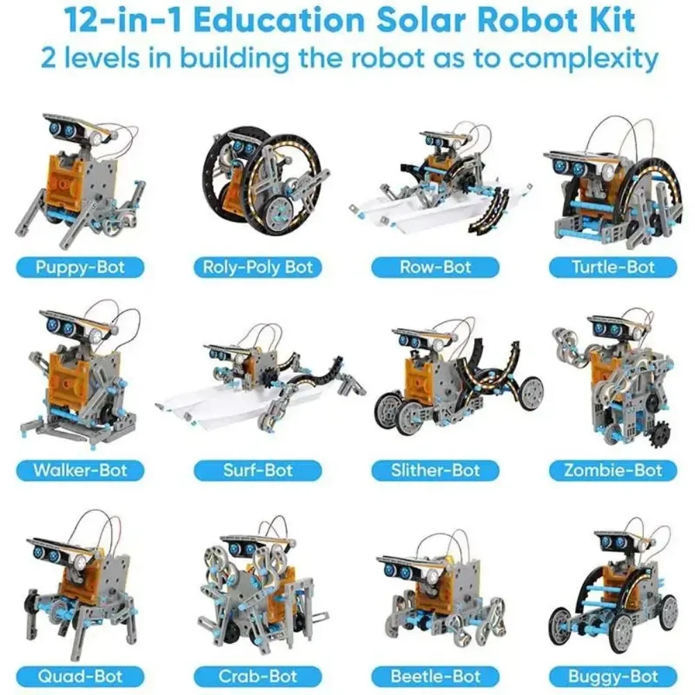 13 in 1 Solar Powered Robot Sc - огляд і ціна Science Toys