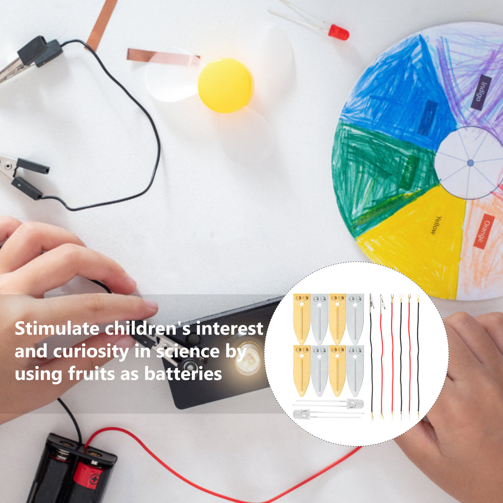 1Set Potato Battery Science Ki - огляд і ціна Science Kit